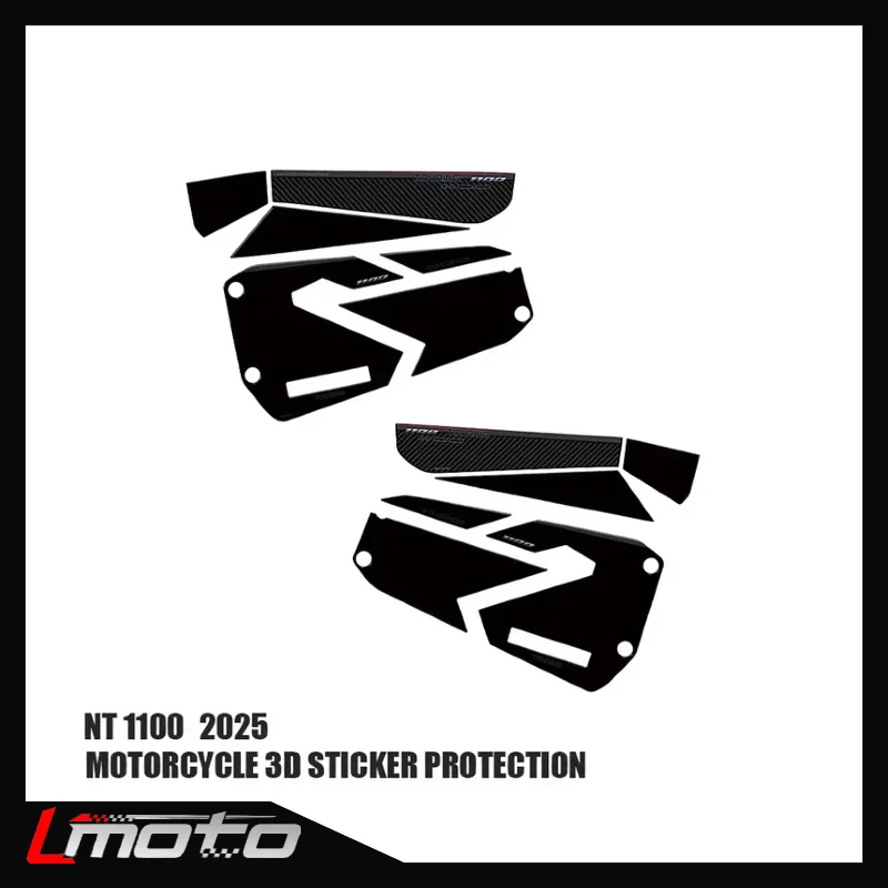 

For NT 1100 NT1100 2025 Motorcycle Accessories luggage Protection Sticker 3D Epoxy Resin Waterproof Sticker