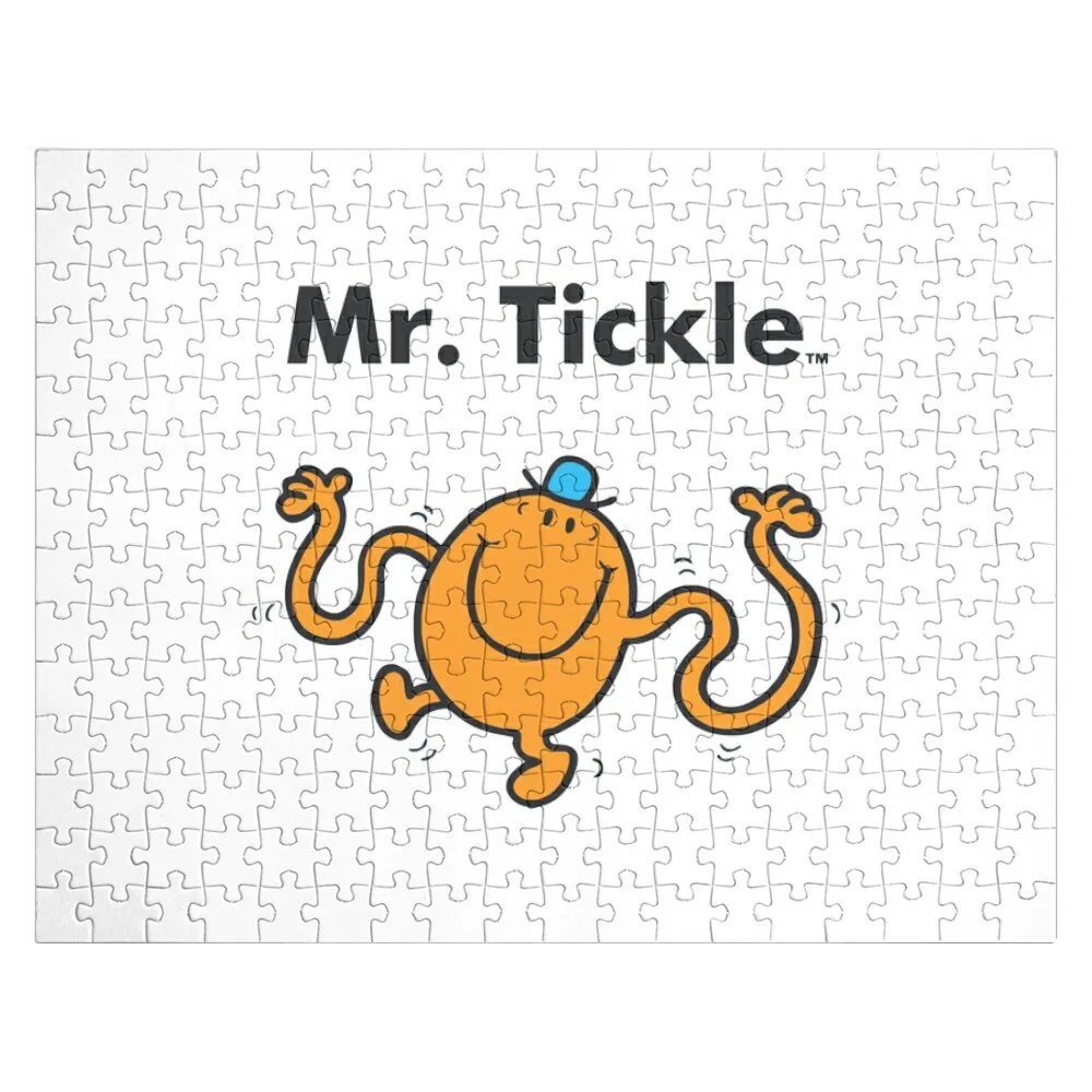 Unique Print with Mr. Tickle Cool Jigsaw Puzzle Personalised Jigsaw Wooden Name Game Children Jigsaw Pieces Adults Puzzle