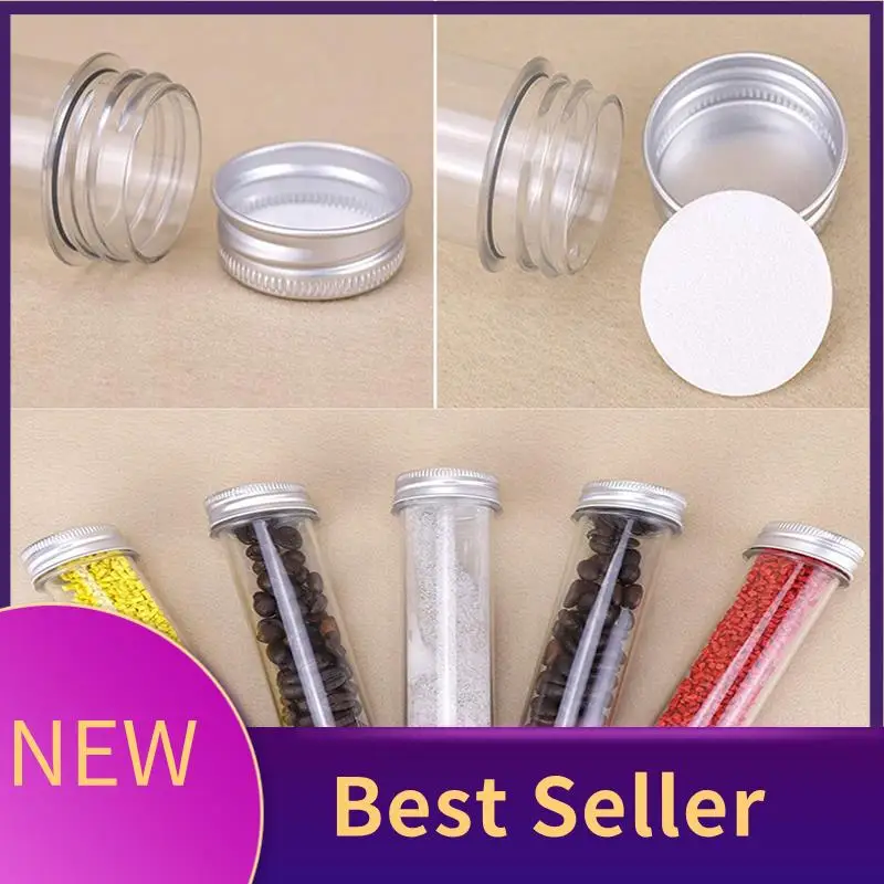 50 Pcs 45Ml Clear Plastic Test Tubes For Scientific Experiments Party Decorate The House Candy Storage