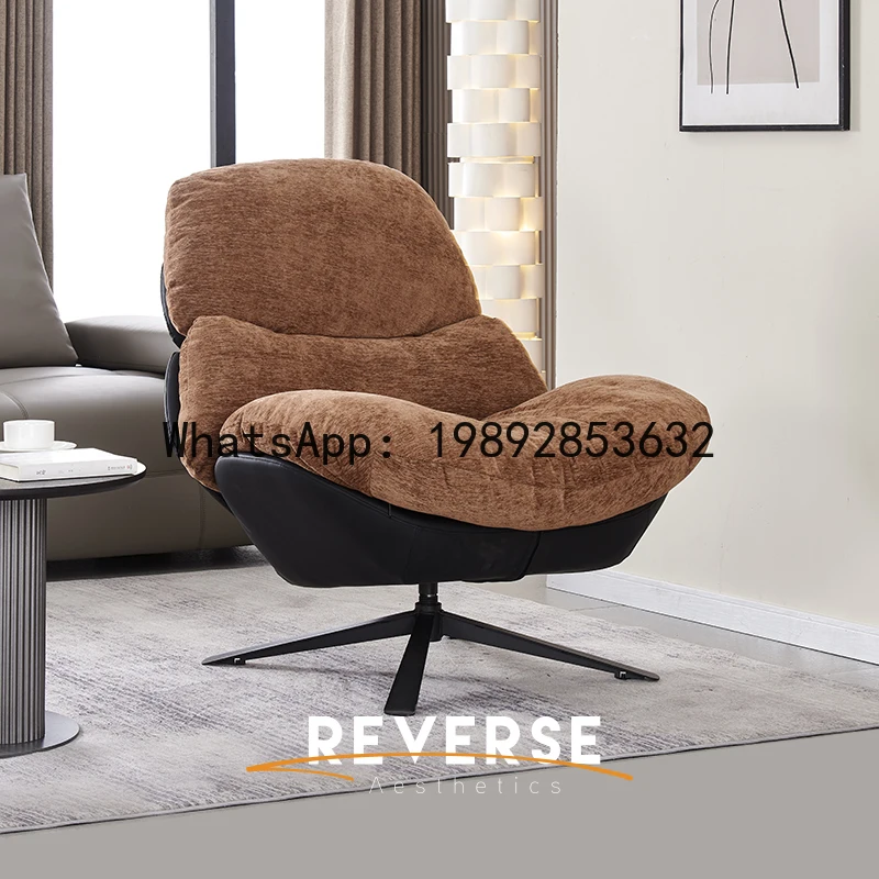 ABC  single sofa chair lazy sofa living room balcony  rotating light luxury high-end leisure recliner
