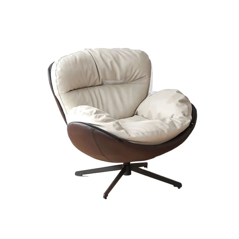 

Nordic, single, sofa chair, Italian, light luxury, wrought iron, casual, rotatable, bedroom