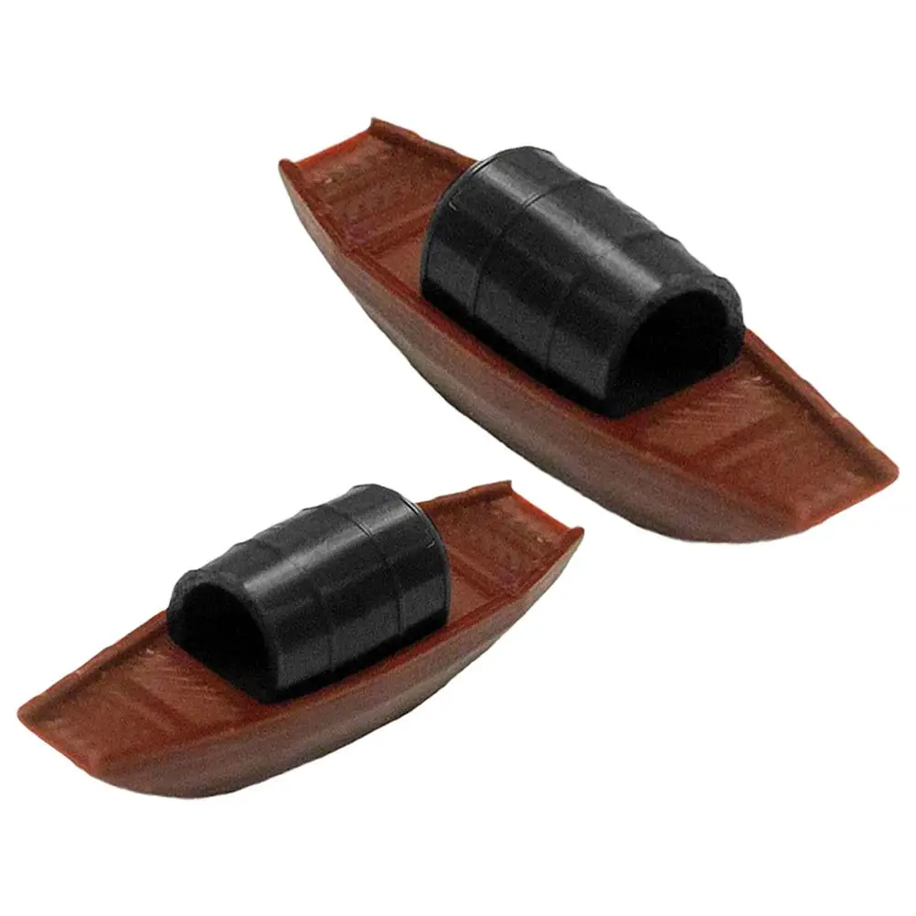 

2 шт. миниатюрных лодок-украшений в деревенском стиле, элегантный и умиротворяющий дизайн для стола, рабочего стола, морского пейзажа, микроландшафта, декора в миниатюрном масштабе