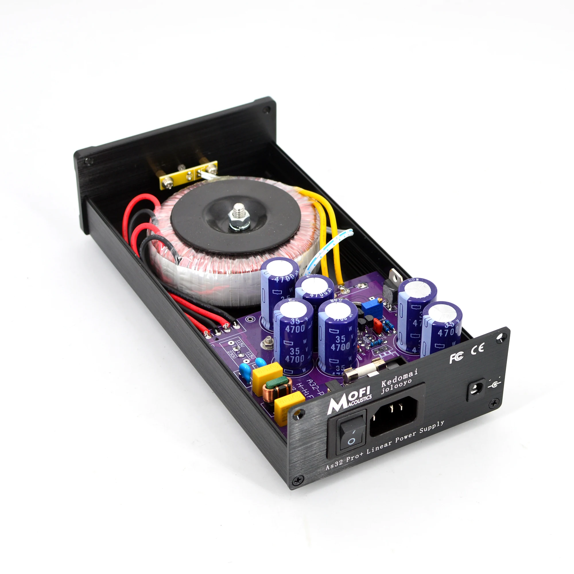 NEW Design AS32-Pro 50VA HiFi Ultra-low noise Linear Power Supply DC 5V/9V/12V/15V/18V/19V/24V LPS