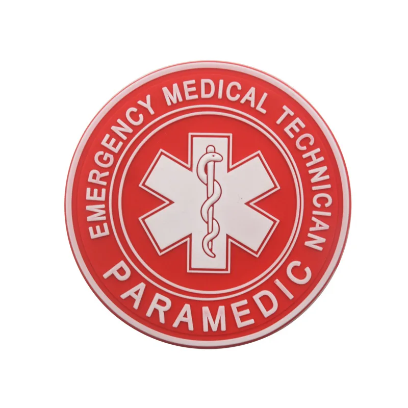 MEDIC Medical Emergency Armband tessuto riflettente ricamato Magic Patch EMT Rescue Logo Patch Hook and Ring toppe militari