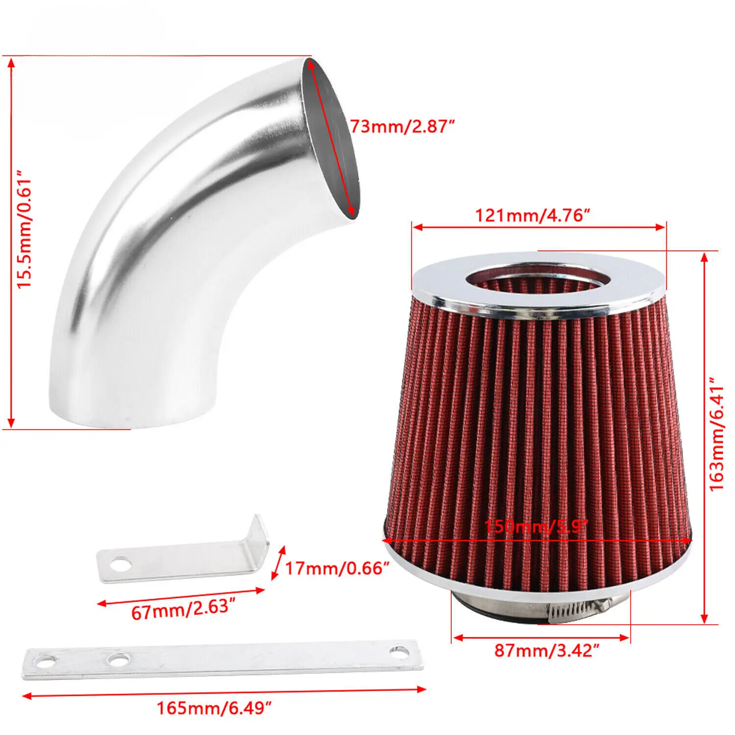 

Комплект впуска холодного воздуха, фильтрующая трубка для BMW 1999-05 3 серии 323 325 328 330 E46