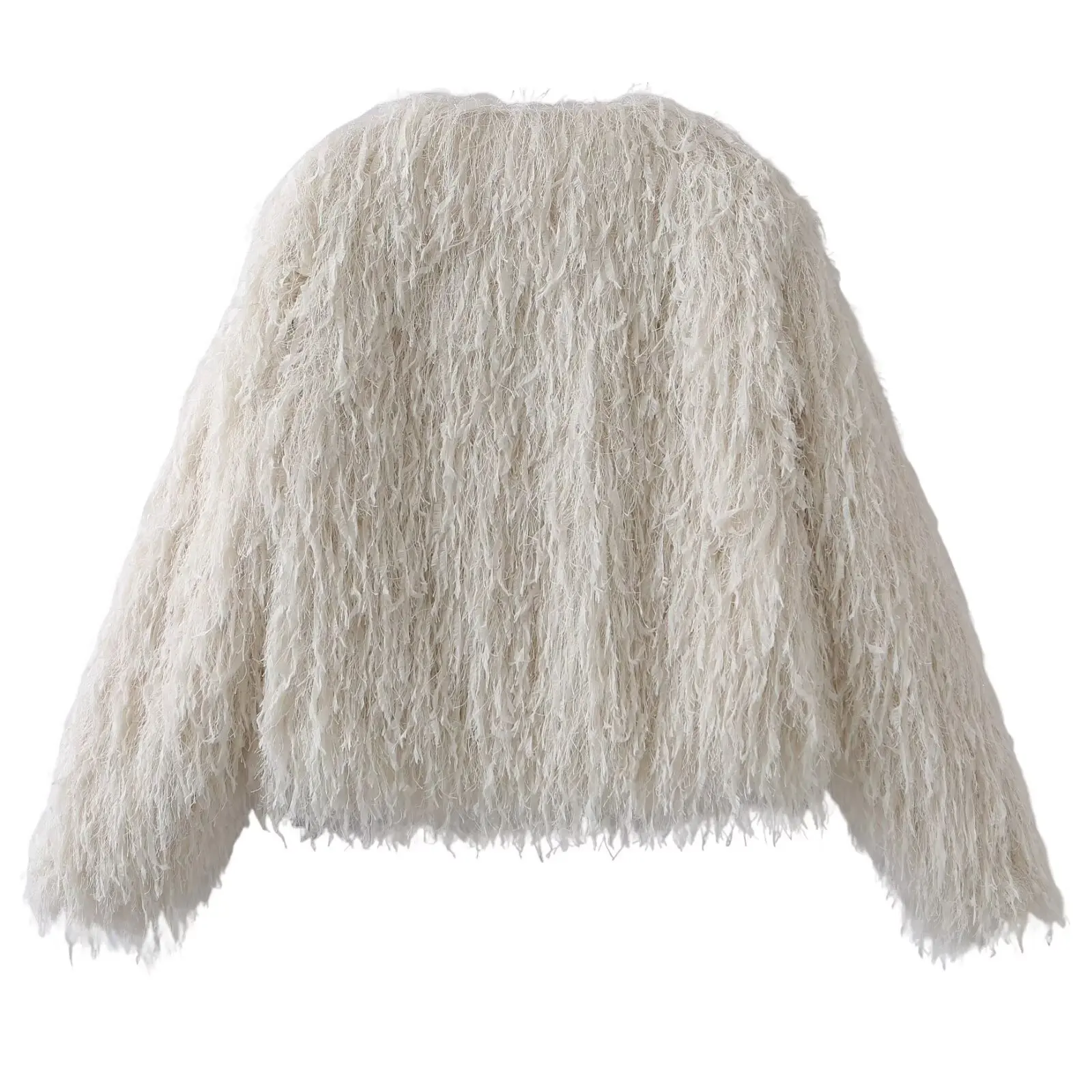 2026 New Elegant Round Neck Metal Trim Women Short Jacket Multiple Colors Optional Slim Fit Slimming Versatile