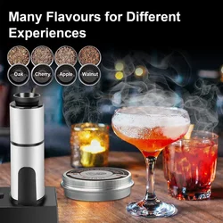 Smoke Infuser Portable Molecular Cuisine Smoking Gun Food Cold Smoke Generator Meat Burn Smokehouse Cooking for BBQ Grill