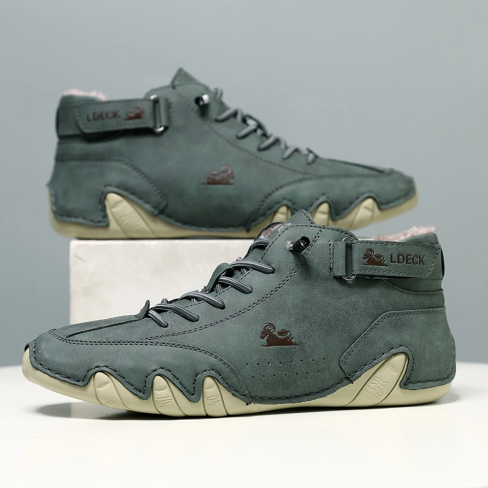 Herrenstiefel, lässiges Leder, – Men'S Shoes Low Top Bewertung und Preis