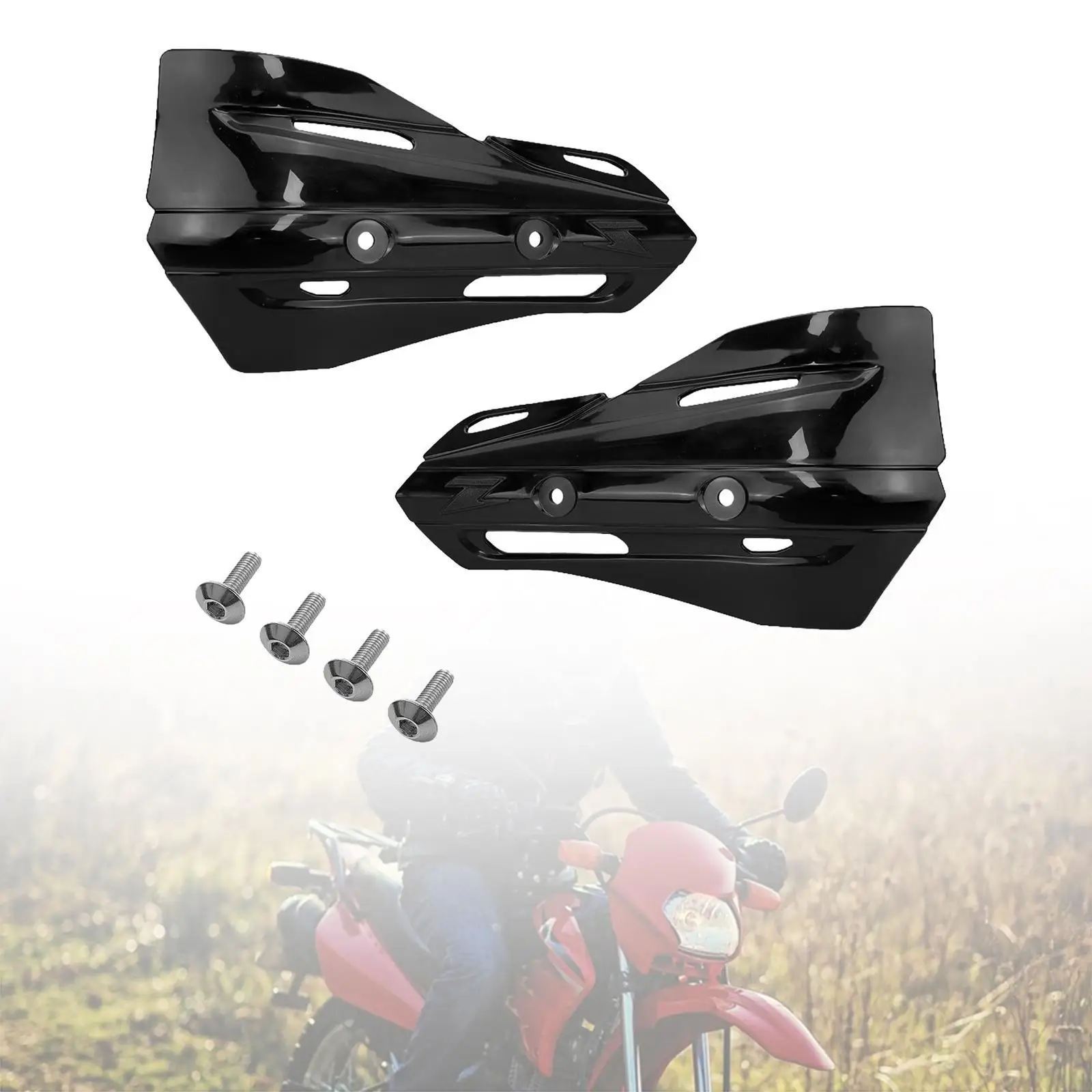 

Generic Motorcycle Handguards Windshield Deflectors Rainproof Supplies Front Left Right Motorbike Accessories Hands Guards