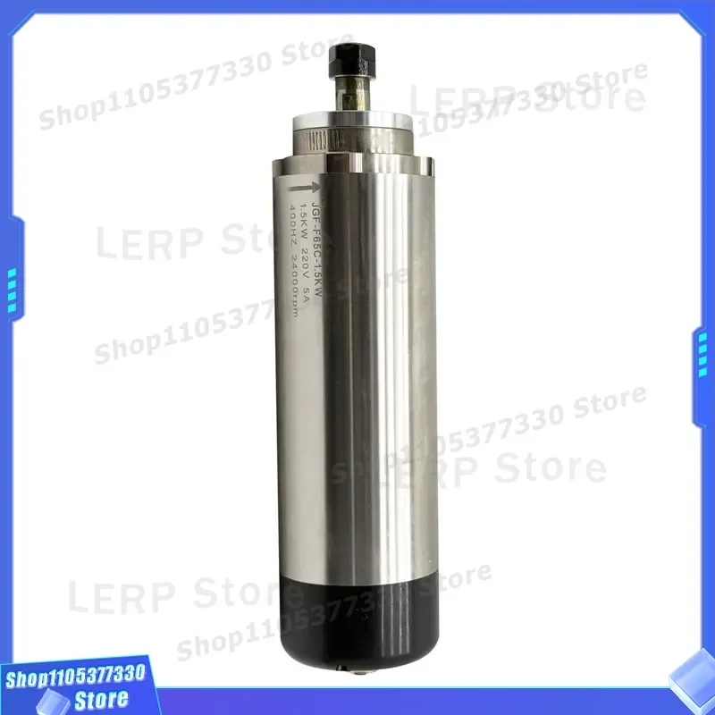 1.5kW 220V Air Cooled CNC Spindle Motor with ER11 Collet and 3 Bearings for Engraving Milling Machine High Precision 65mm