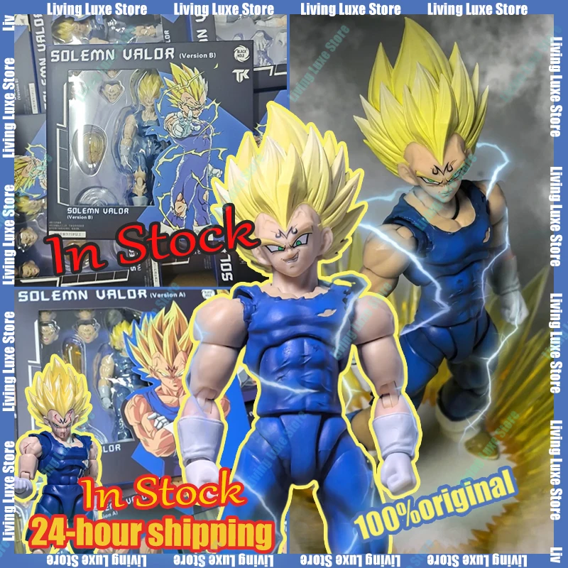 

В наличии Black Hole Toys & TK Dragon Ball SHF Super Saiyan SSJ Majin Vegeta Полная мощность Аниме Фигурки Модели Подарки Детские игрушки