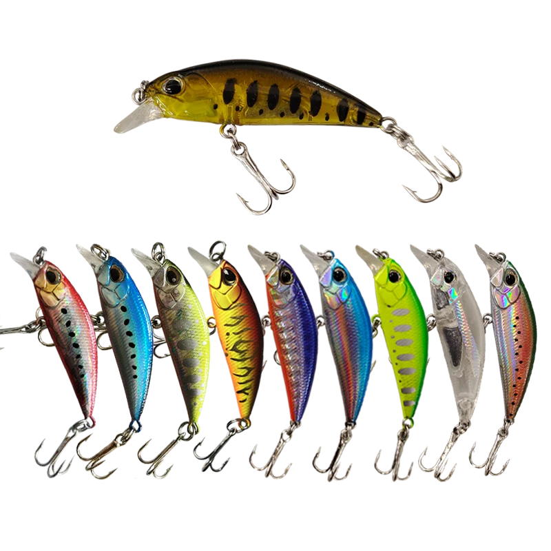 

Lutac Popular Fishing Lures Isca Jerkbait 42mm 4.2g Sinking Pesca Micro Minnow Lure