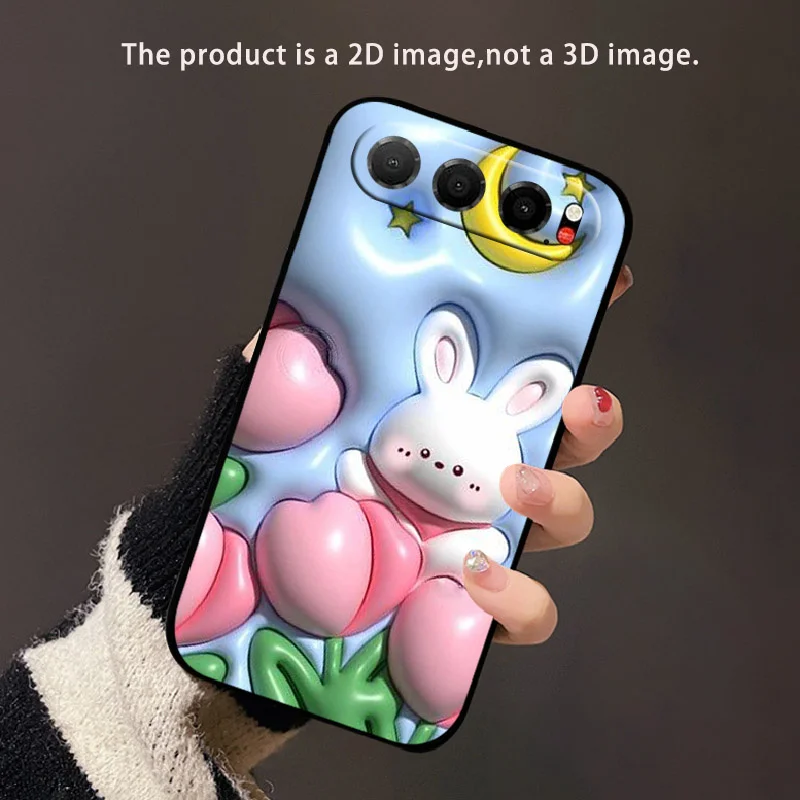 For ZTE Nubia Air Case Z2468N 2025 Cute Astronaut Soft TPU Protective Cover for Nubia Air 5G Silicone Case For NubiaAir Bumper