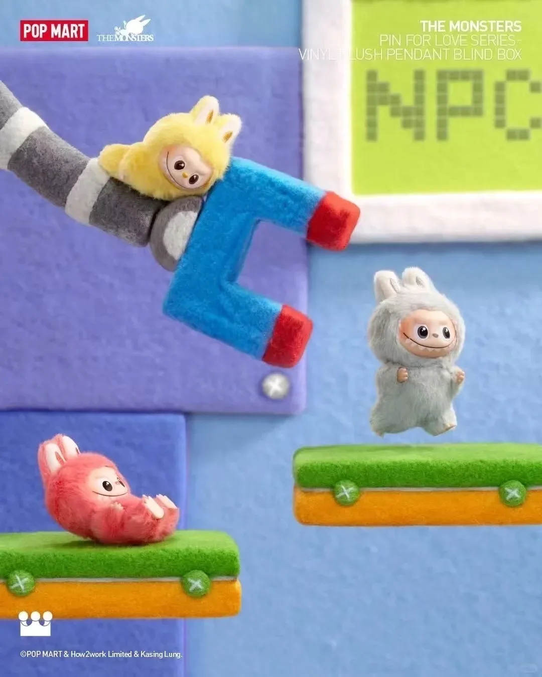 

POP MART Labubu нижний пароль четвертого поколения виниловая подвеска Labubu слепая коробка 4,0 мини-плюшевая игрушка слепая коробка брелок