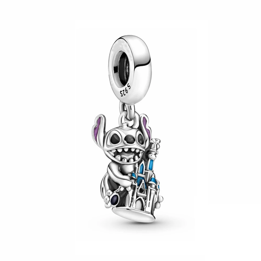 Nuovo Disney Dumbo Mickey Catena Punto Dalmati Ciondolo Charms Perline Per Originale 925 sterling silver Bracciale Collana Gioielli