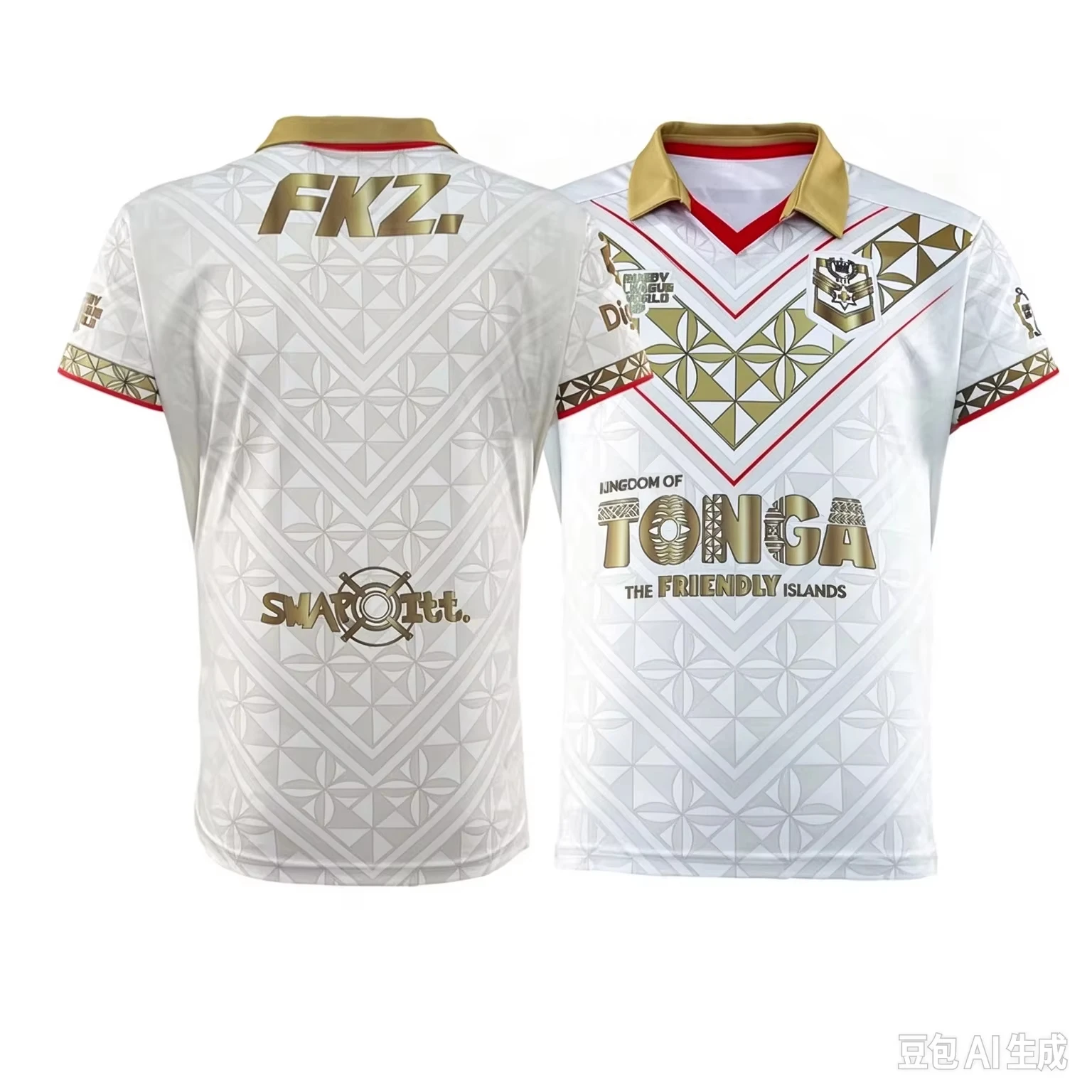 26/27 Mate Ma'a Tonga Rugby League Mens Adults Home Jersey Unisex Breathable Quick-dry Suitable Daily Wear Training Wear T-shirt