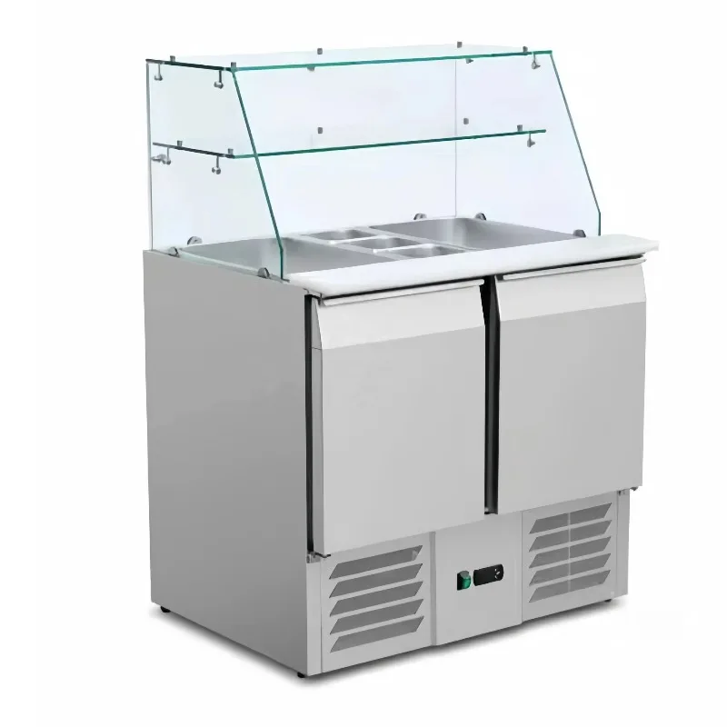 

Commercial stand-up refrigerator/salad bar restaurant refrigerator refrigerator with air cooling