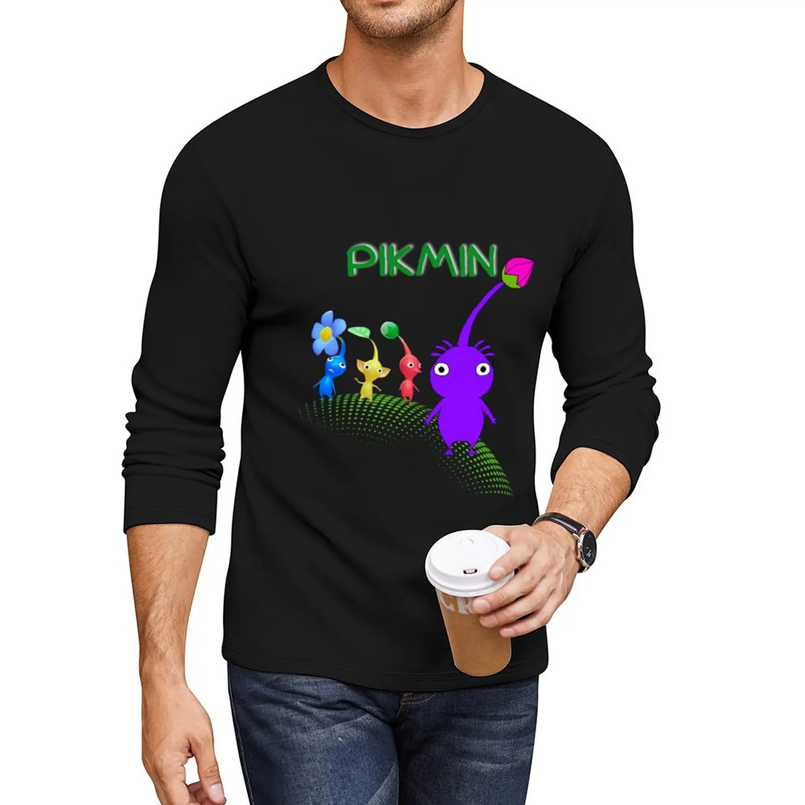 Pikmin Long T-Shirt t-shirts man quick drying shirt mens graphic t-shirts