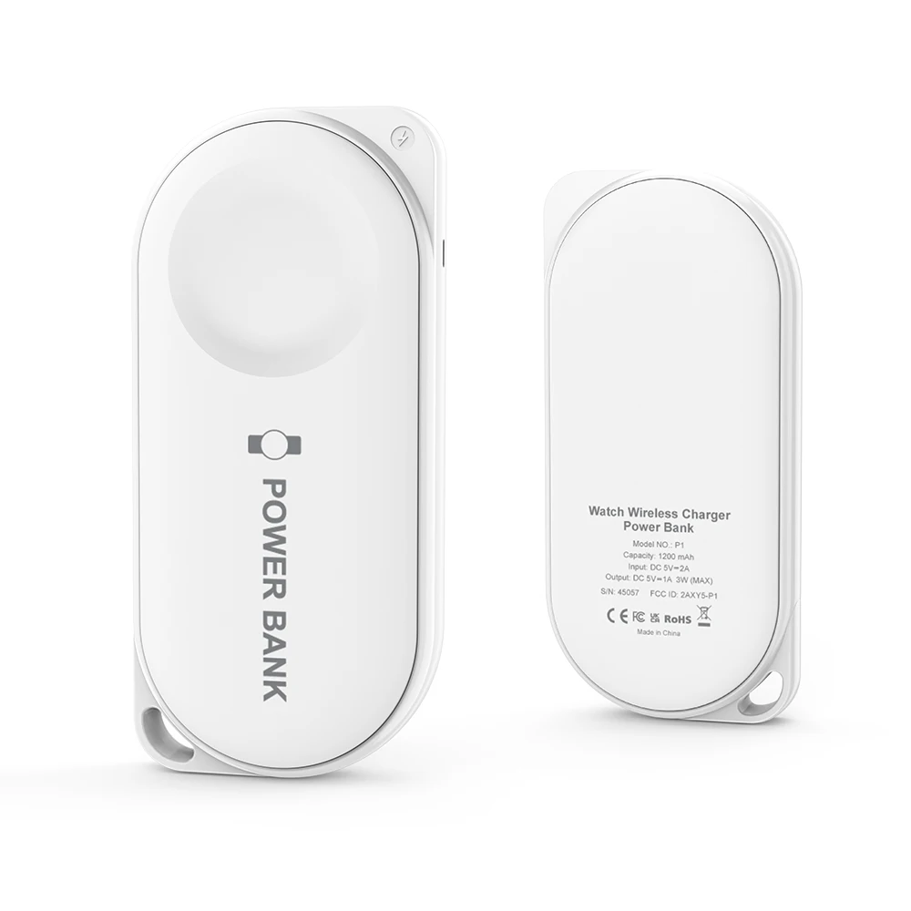 Mini Power Bank magnetisches kabelloses Ladegerät 1200mah tragbar für Samsung Galaxy Watch 5 Pro/ 5/ 4/ 4 Classic/ 3/ Active 2/ Active