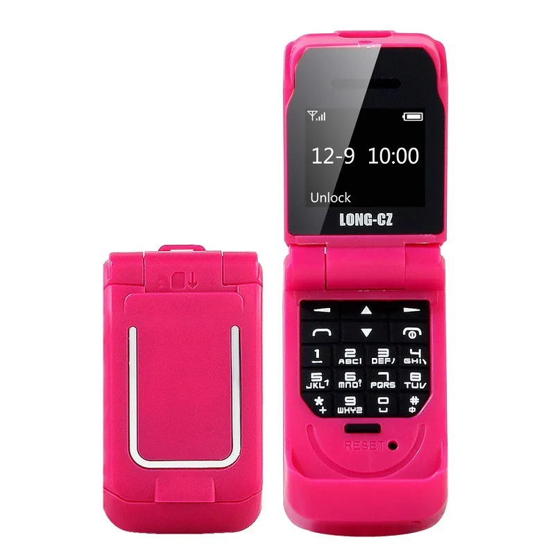 

LONG-CZ J9 Pocket Flip Small Phone Bluetooth Magic Sound Multi Language Mini Phone