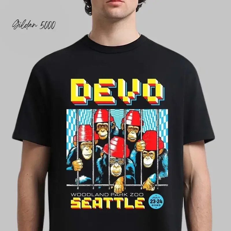 Devo Woodland Park Zoo Seattle 2025 Shows Poster  T shirt S Äì3XL