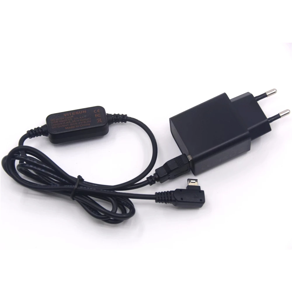 18W Charger Cable AC-PW10AM USB Power Supply for Sony A77 II A99 A100 A200 A290 A330 A380 A390 A450 A500 A700 A850 Camera