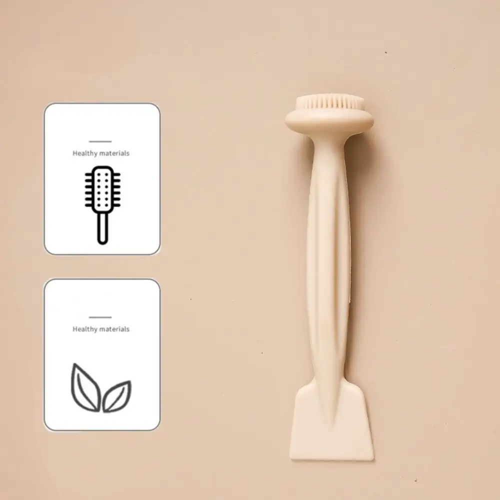 Brosse de masque facial en silicone souple, livres de soins de la peau multifonctions, outil de gIslande à double tête, boue, Assad