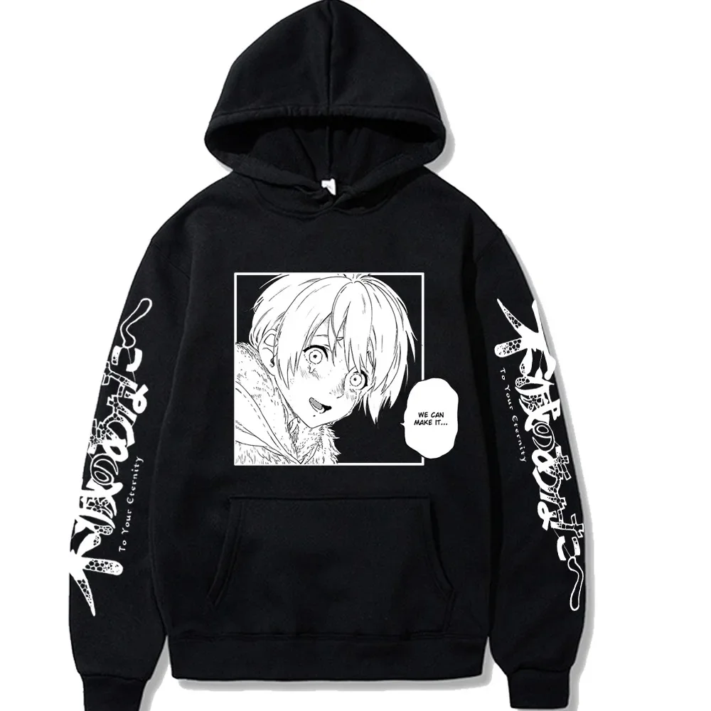 انمي ياباني فوشي يمكننا جعلها إلى الخلود الخاص بك الرجال هوديي البلوز موضة العلامة التجارية تصميم البلوز الصوف الشارع الشهير