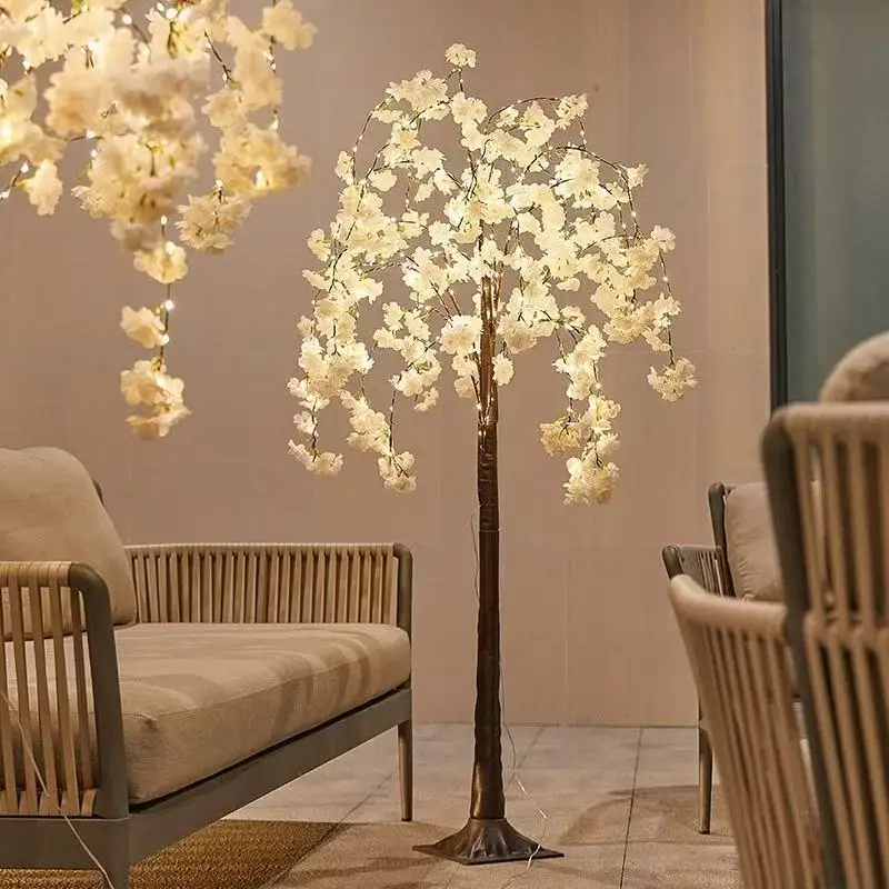 

1.8M Artificial Tree USB Plug DIY Creative Hanging Cherry Blossom Tree Light Wedding Party Decoration Fairy String Lights