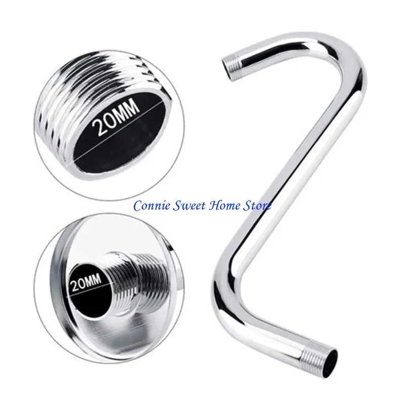 

LXAF Stainless Steel Bathroom Showerhead Extension Arm S Goosenecks Risers