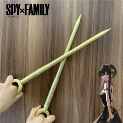 1:1 Cosplay Weapon Princes Yor Forger Needles Props Golden Accessories Role Play Weapon Model Safety PU 37cm