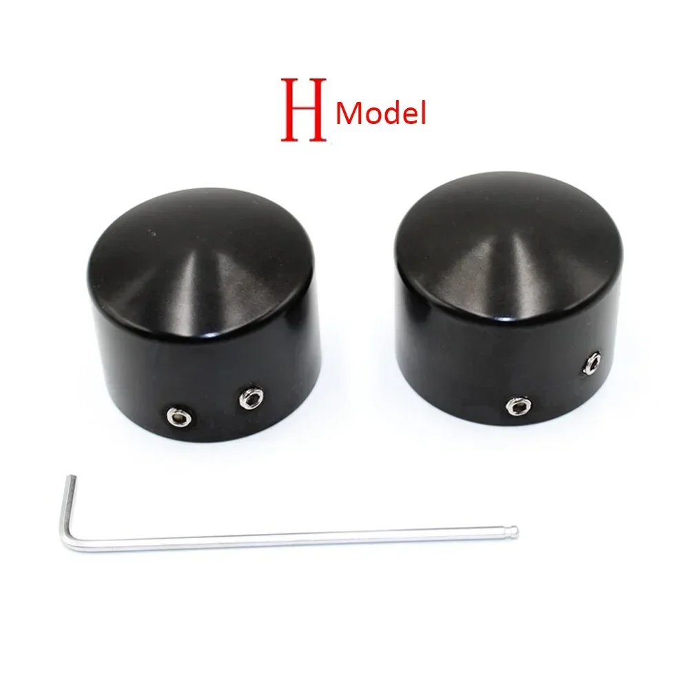 Motorcycle Front Axle Nut Bolt Cover Cap for Harley Davidson XL883 XL1200 X48 Electra Glides Sportster 1200 Softail Road Kings