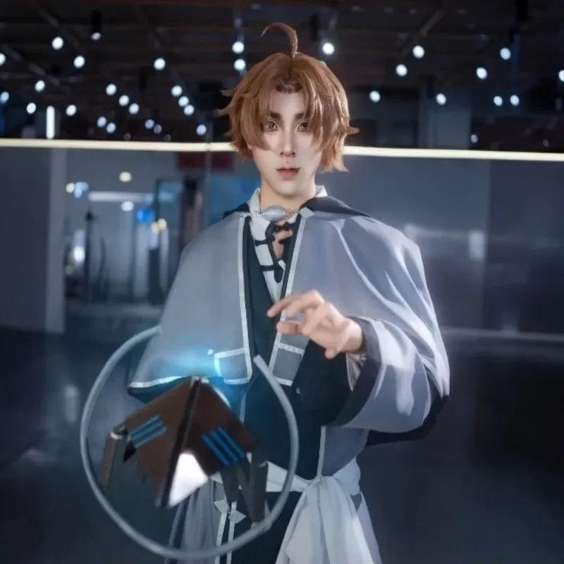 Anime Mushoku Tensei: Reincarnazione senza tempo Rudeus Greyrat Dead End Costume Cosplay Rudeusu Gureiratto Parrucca Trench Set Outfit