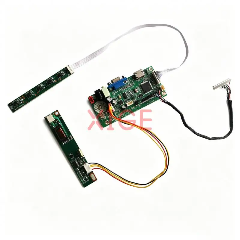 For IAUX14 ITUX97 HSD150PU1 HV150UX1 LCD Monitor Controller Drive Board DIY Kit 1-CCFL 1600*1200 1600x1200 LVDS 30-Pin HDMI+VGA