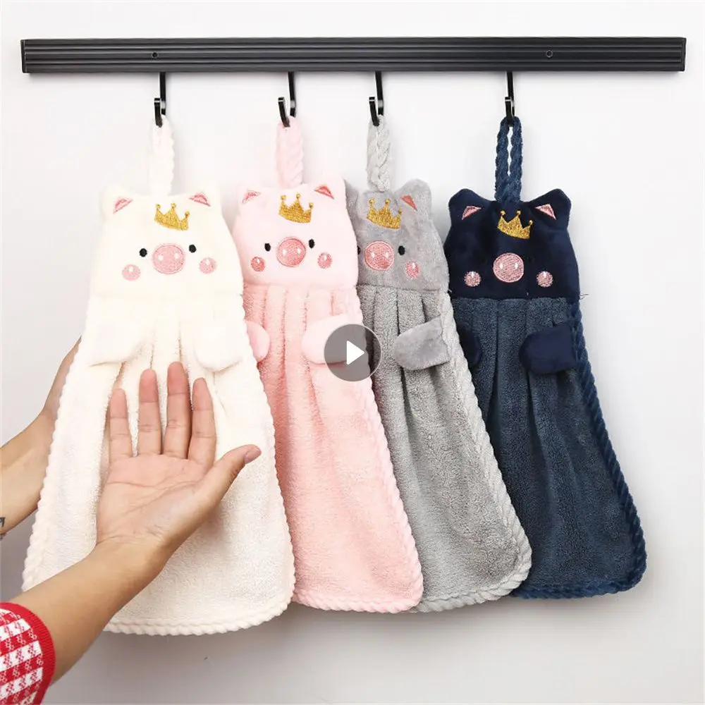 Super Absorbent Hand Towel Unique And Cute Cartoon Character Design Used Repeatedly High-quality Neatly Wired Towels/towel Sets