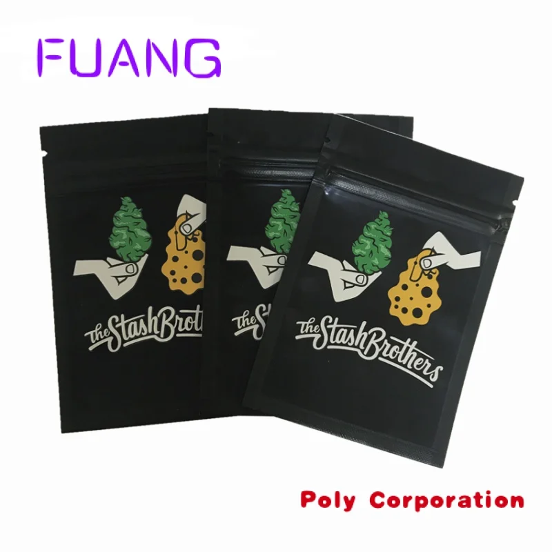 Tas kemasan makanan kantong plastik kustom makanan ringan kunci ritsleting cetak kustom