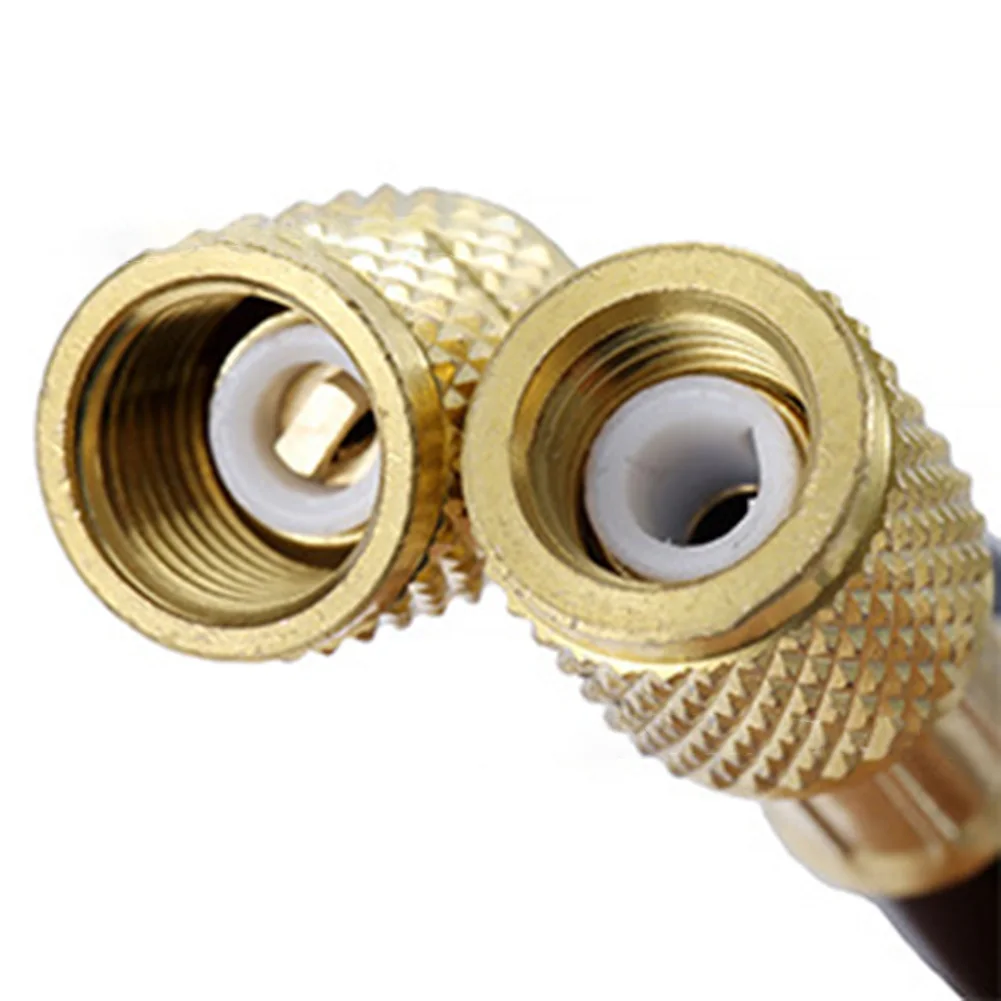 Fluoride Hose 800-4000psi Pressure 1/4SAE Connection Black Refrigerator Tube Hose For HVAC Professionals And Technicians