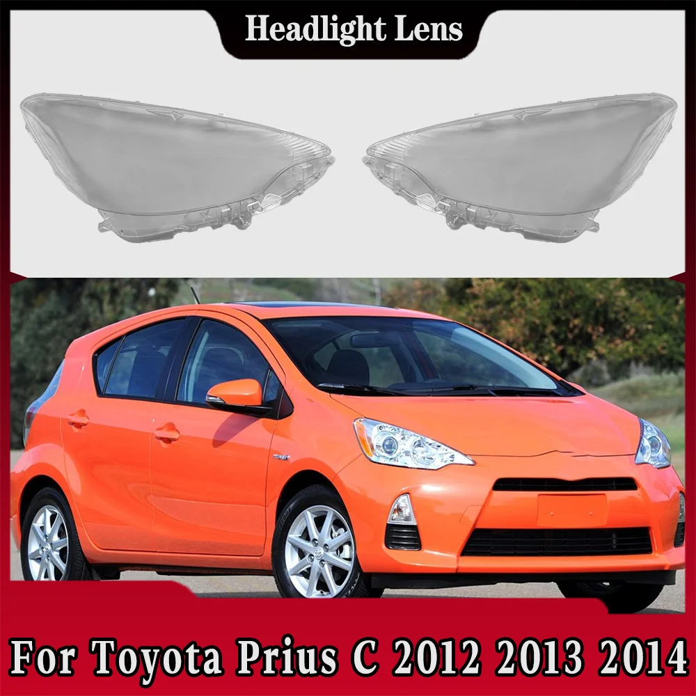 

Headlamp Lamp Shell Headlight Cover Transparent Lens Plexiglass Replace Original Lampshade For Toyota Prius C 2012 2013 2014