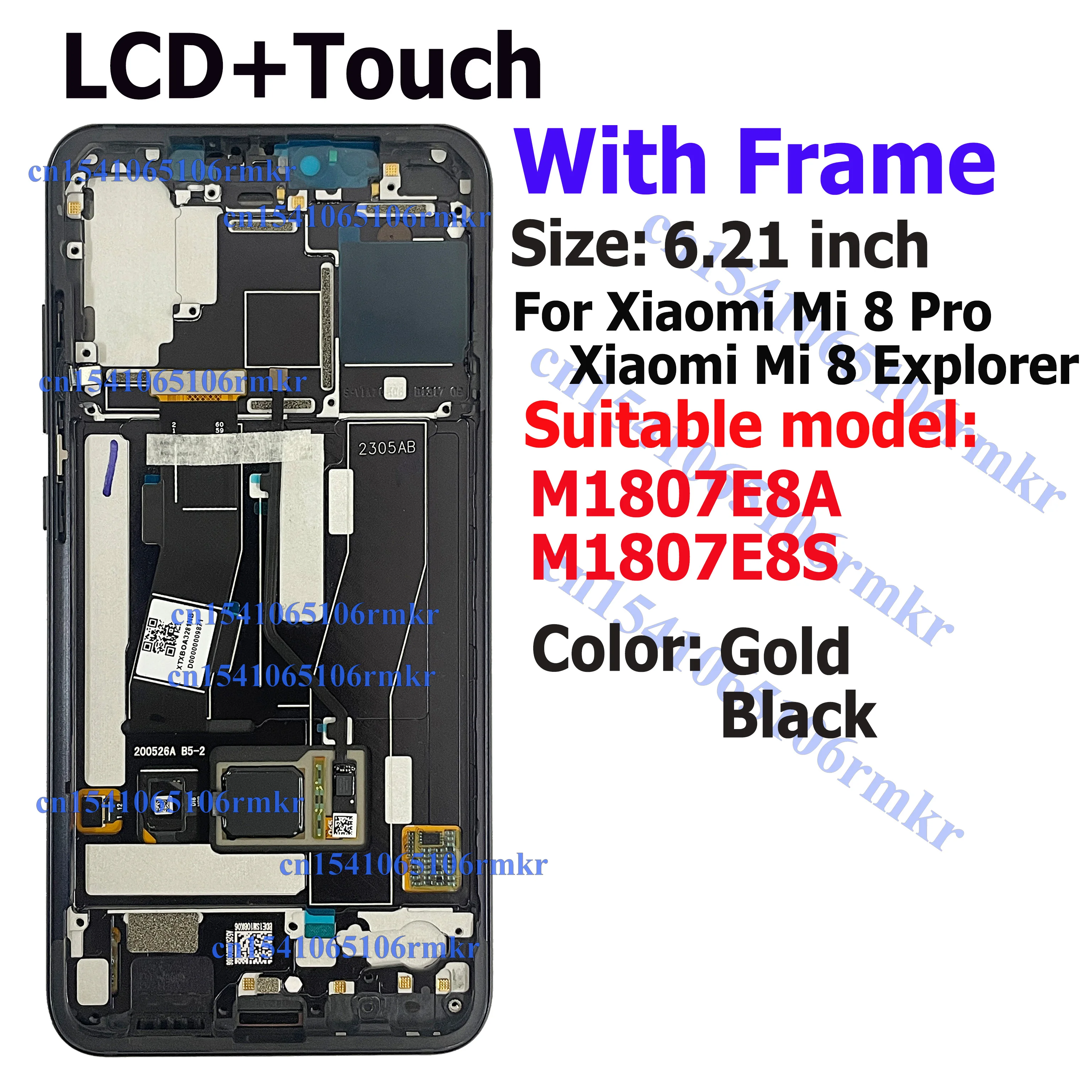 Original For Xiaomi Mi8 Pro Mi8 Explorer Edition LCD Display Touch