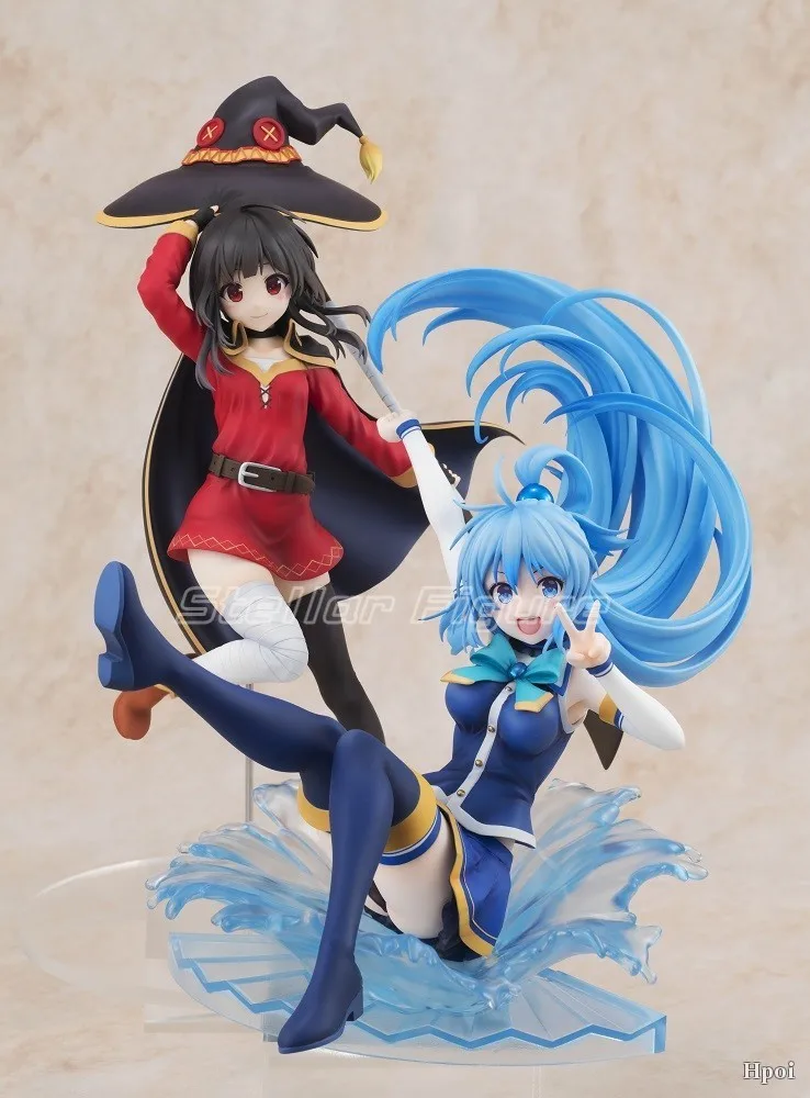 【SF】Em estoque original KADOKAWA KDcolle Bênçãos para um mundo bonito Aqua Figuras em escala 1/7 Modelo Coleção Animação