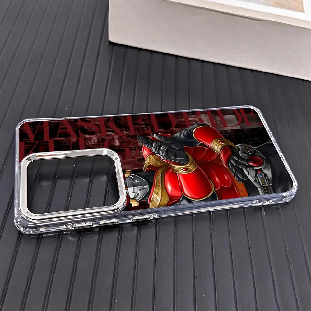Cool K-KAMEN R-RIDER Phone Case For Samsung S26 S25 S24 S23 S22 S21 Plus Fe Ultra Electroplated Transparent Soft Shell
