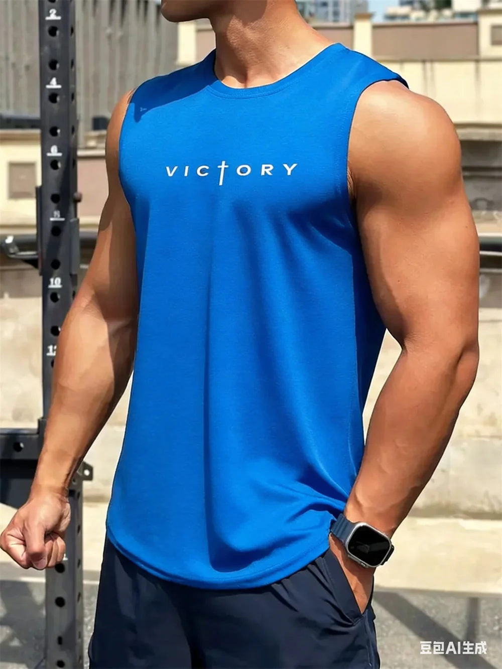 Outdoor Badminton Tennis Sports Men's Tank Tops Street Sleeveless Shirts Summer Casual Run Fitness Vest Fashion Gym T-shirts Man