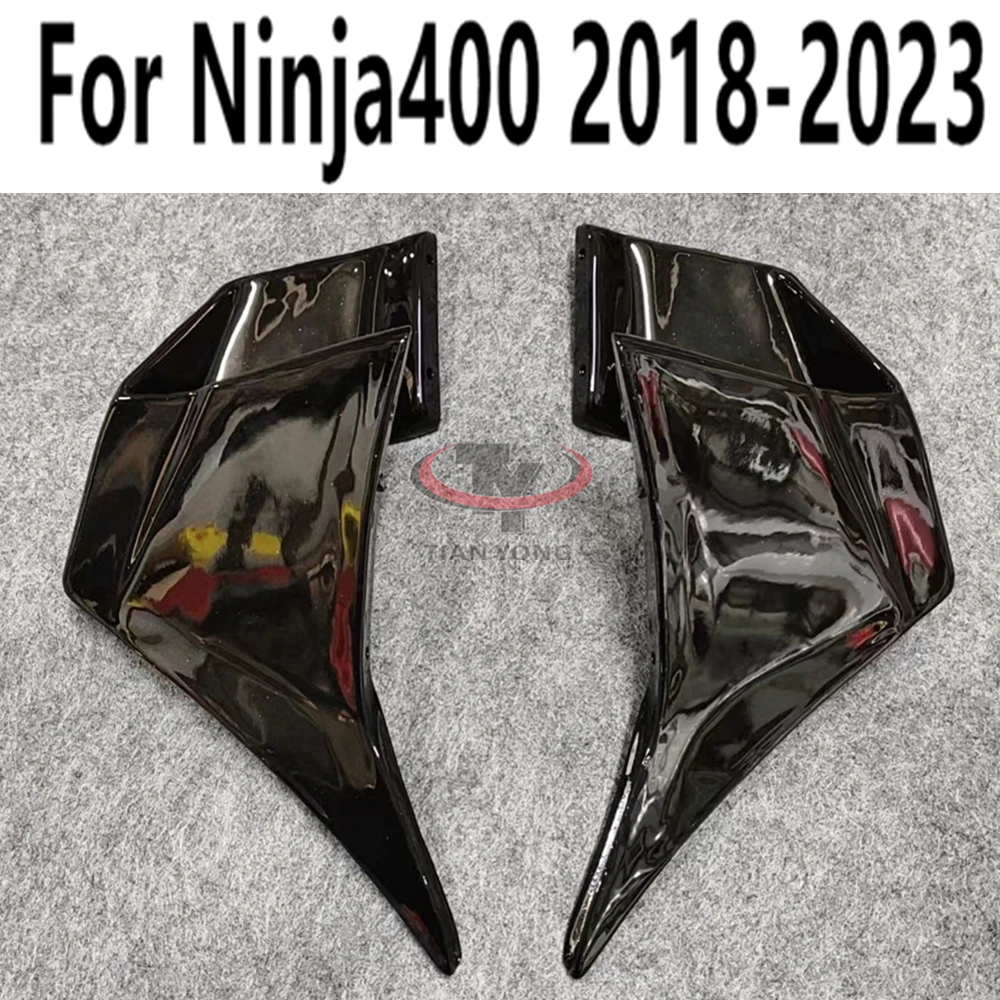 

Motorcycle Spoiler Wing Winglet For Ninja400 Fit Ninja 400 2018-2023 Fairing Front Aerodynamic Wind Wing Cover Accessories