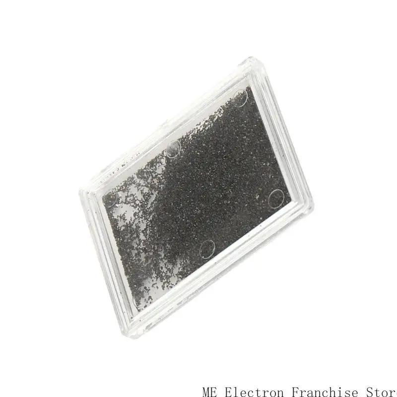 T5EA Presentaciones polvo hierro magnético en caja Magnetismo Experimento Herramienta enseñanza para demostración