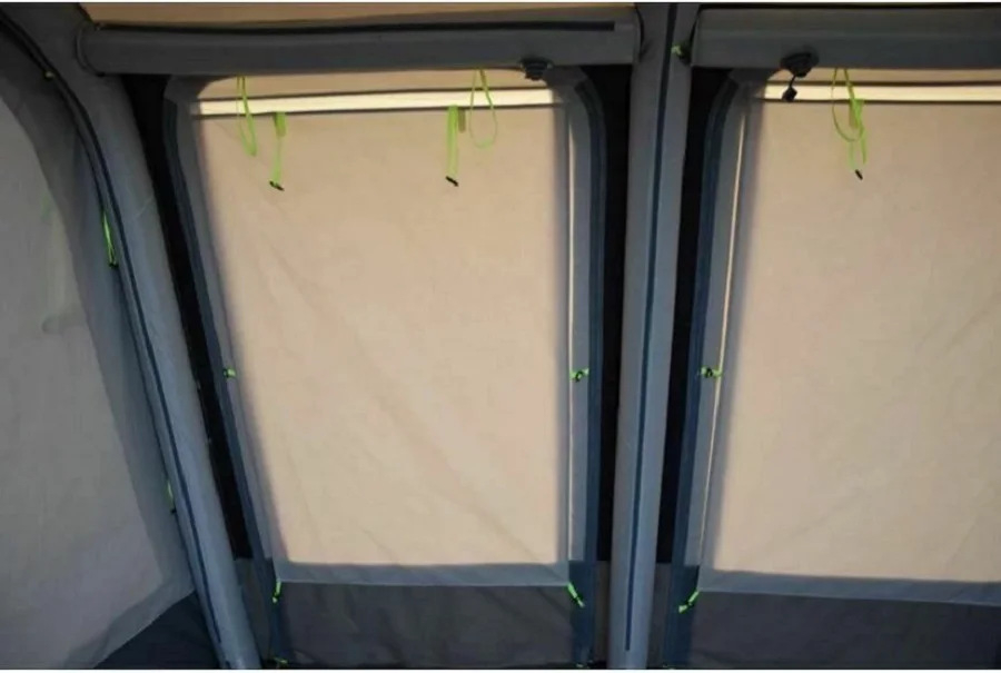 

Outdoor Waterproof RV Inflatable Awning Tent With Two Bedrooms Nylon Fabric For Caravan And Air Camping