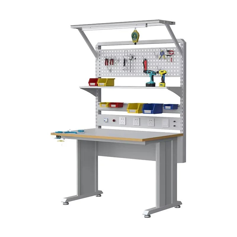 2024 New Antistatic Workbench Electronic Work Table Workshop Assembly Line Working Table Anti Static Workstation ESD Workbench