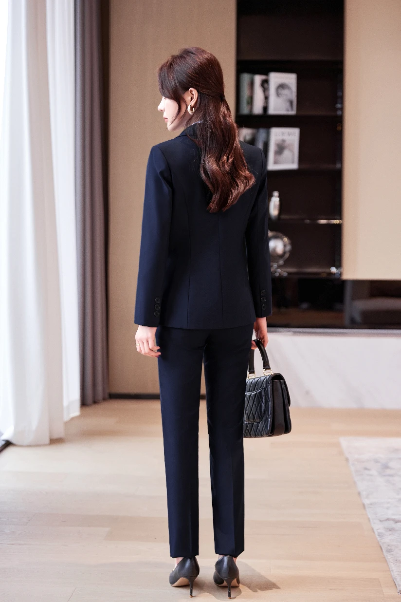 Alyssa Women's Professional Suit Pantsuits, Highest Temperament to Make You Unique, Autumn and Winter Fashion, New