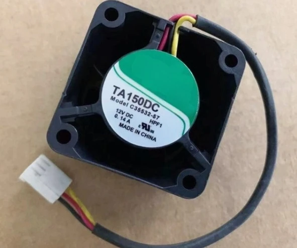 Brand New  C35532-57 DC 12V 0.14A 40X40X28Mm 3-Wire Server Cooling Fan Fast Delivery