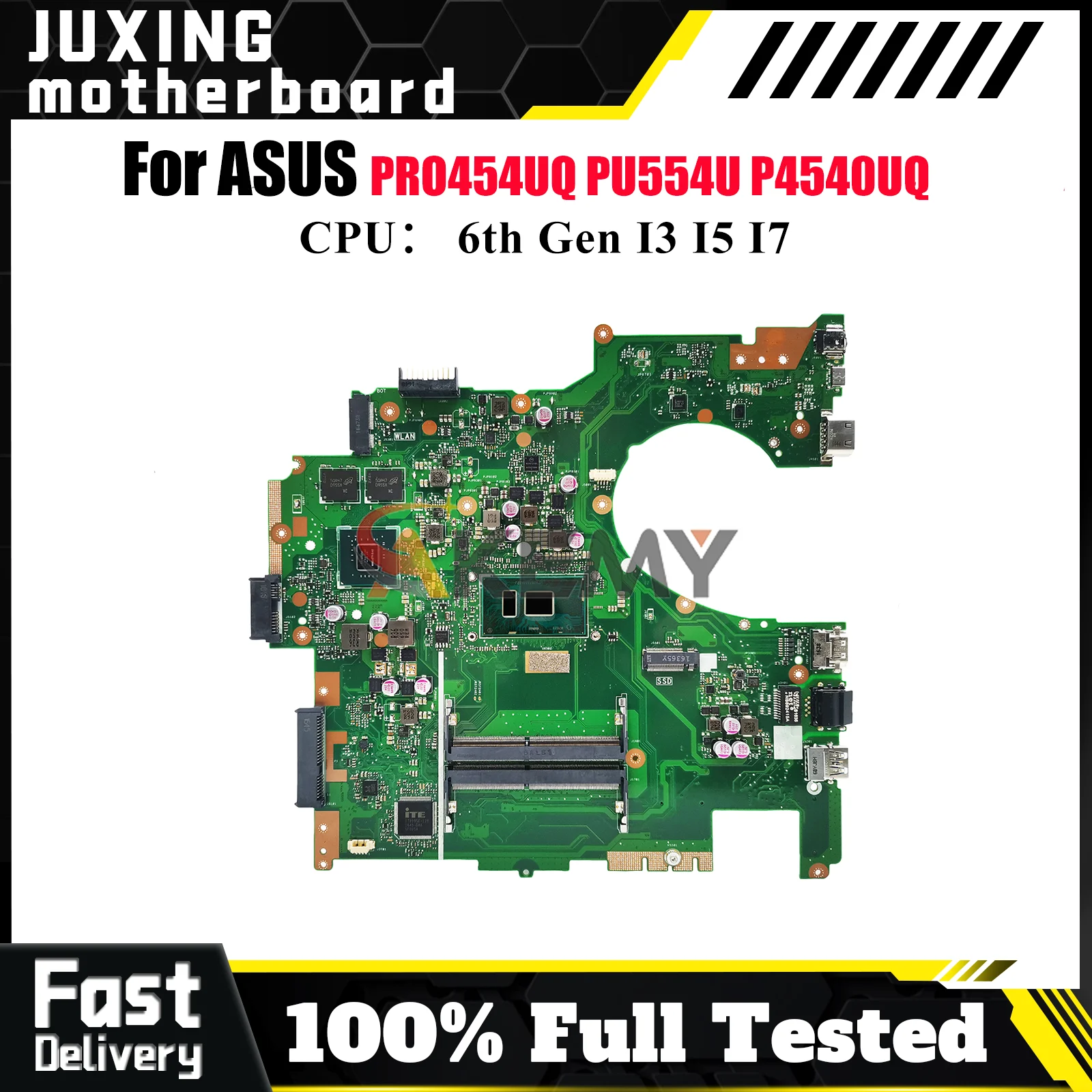 

P4540UQ Laptop Motherboard For ASUS ProArt PU554U PRO454UQ P4540UQ P4540U Notebook Mainboard With I3 I5 I7 CPU 100% tests OK stk