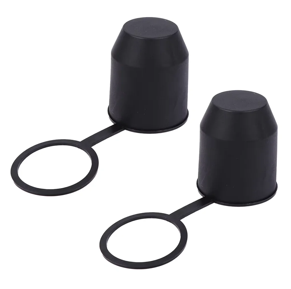 2pcs Universal Trailer Hitch Trailer Ball Protection Car Accessory Trailers Ball Cover Trailers Balls Cover Tow Bar Covers